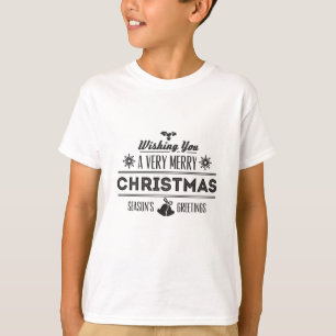 Camiseta Deseándote una Feliz Navidad