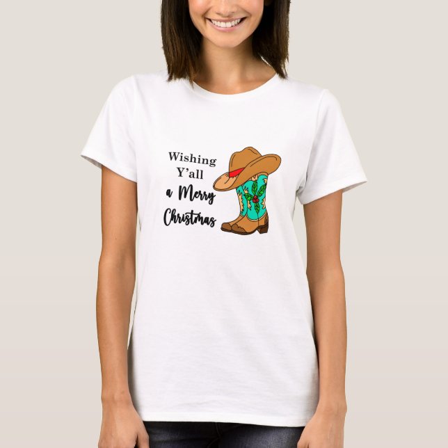 Camiseta Deseándote una Feliz Navidad (Anverso)