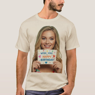 Camiseta desear feliz cumpleaños