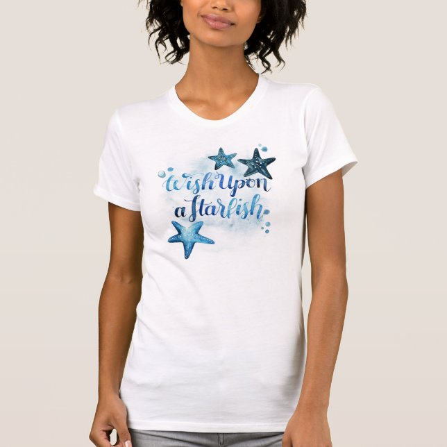 Camiseta Desear una estrella de mar (Anverso)