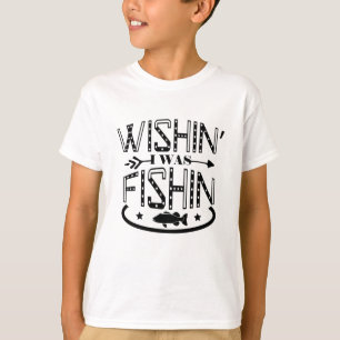 Camiseta Desearía Estar Pescando