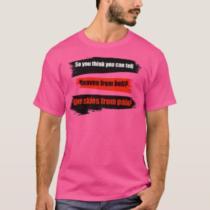 Camiseta Desearía Que Estuvieras Aquí Letras De Floyd Rosa