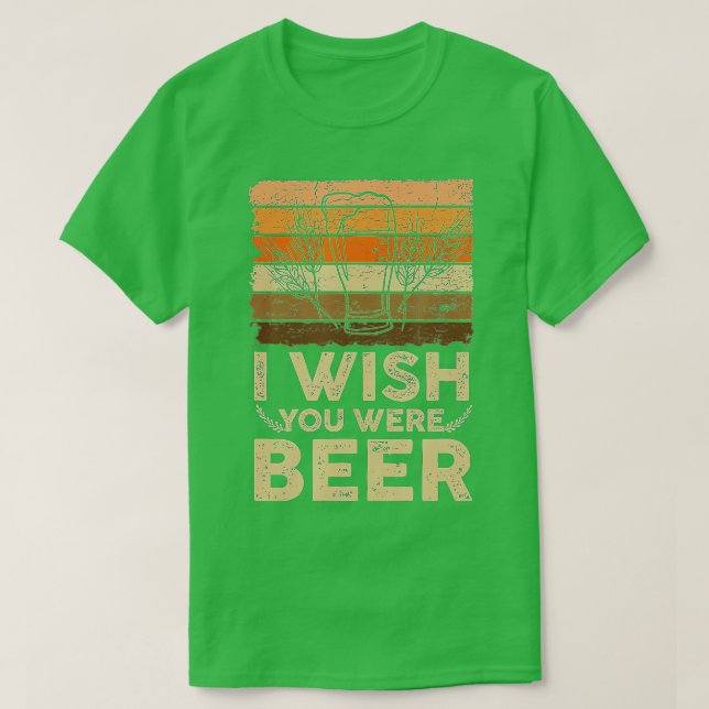 Camiseta Desearía Que Fuera Cerveza (6) (Diseño del anverso)