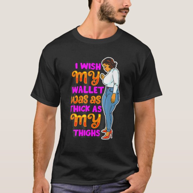 Camiseta Desearía que las mujeres de Melanin y de Black Mom (Anverso)
