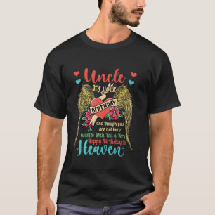 Camiseta Desearía Un Tío De Cumpleaños Muy Feliz En La Memo