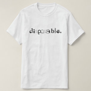 Camiseta desechable.