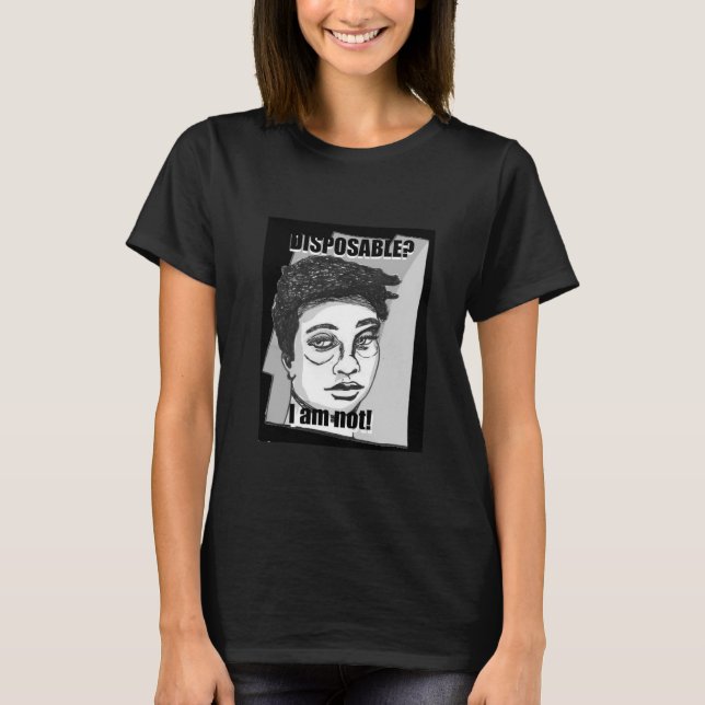Camiseta ¿Desechable?Mujer (Anverso)