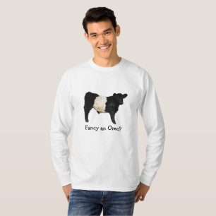 Camiseta ¿Desee un Oreo? Buey ceñido de Beltie del ganado
