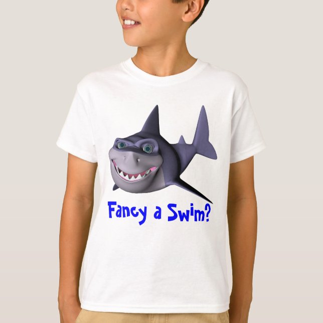 Camiseta ¿Desee una nadada? (Anverso)