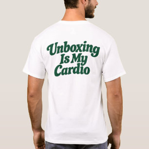 Camiseta Desembalar es mi cardio