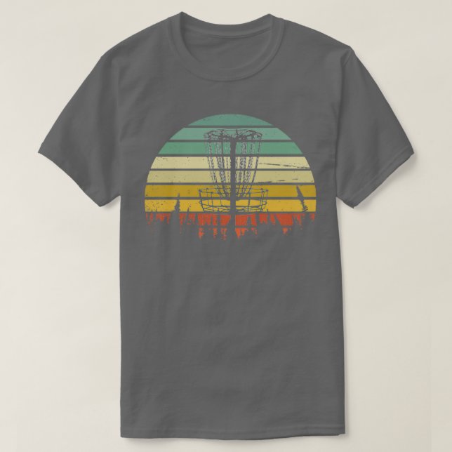 Camiseta Desembarcadero retro de Golf de disco (Diseño del anverso)