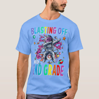 Camiseta Desempañar el cohete espacial de 2º Grado hacia S