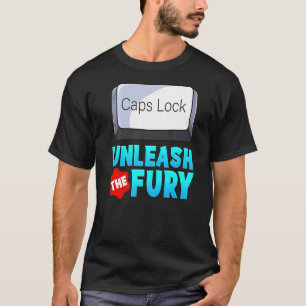Camiseta Desencadenar El Guerrero Del Teclado Bloq De Furia
