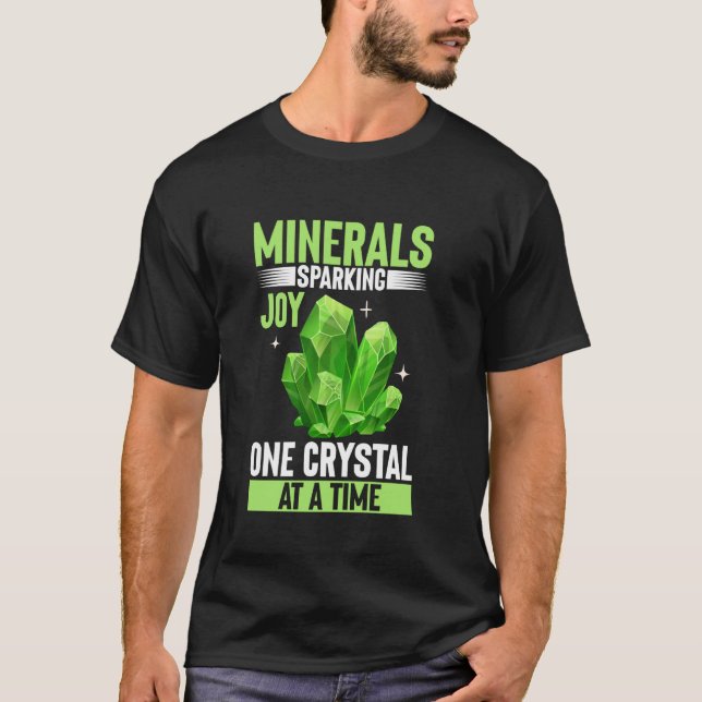 Camiseta Desencadenar la alegría de un cristal en una recol (Anverso)