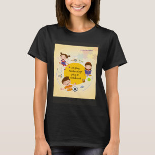Camiseta Desenchufar la tecnología en la infancia