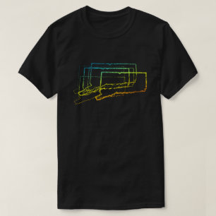 Camiseta desenfoque de frío de conexión