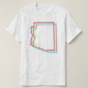 Camiseta desenfoque del orgullo de arizona