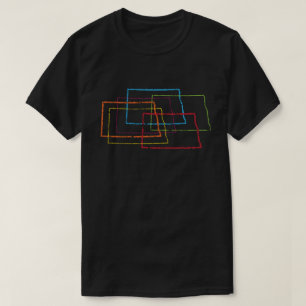 Camiseta desenfoque del orgullo de dakota del norte