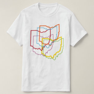 Camiseta desenfoque del orgullo de ohio