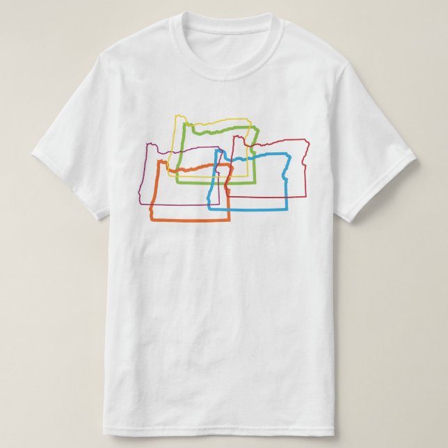Camiseta desenfoque del orgullo orginal (Diseño del anverso)