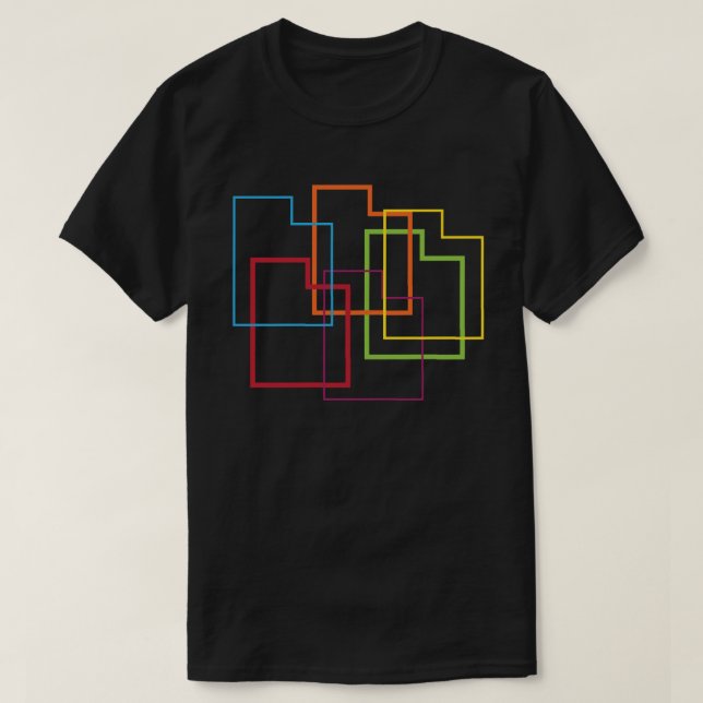 Camiseta desenfoque del orgullo utah (Diseño del anverso)