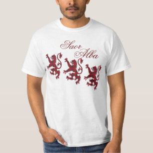 Camiseta desenfrenada libre Alba del león de Saor