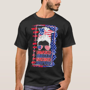 Camiseta Desenmascarado Desnudo De La Vacunación Sin Temor