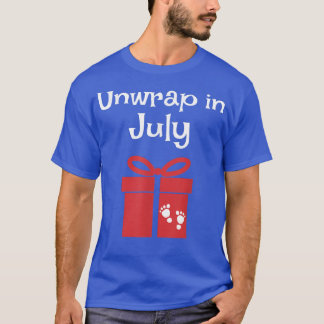 Camiseta Desenvolver En Julio Navidades Anuncio De Embarazo