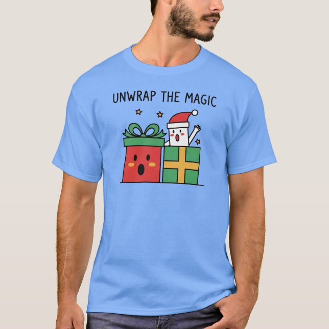 Camiseta Desenvuelve la Navidad Mágica (Anverso)