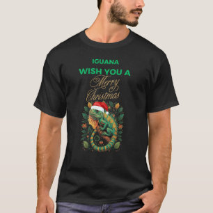 CAMISETA DESEO DE UNA IGUANA MERRY NAVIDAD