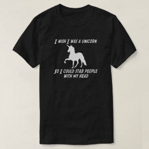 CAMISETA DESEO QUE FUERA UN UNICORNIO ASÍ QUE PODRÍA