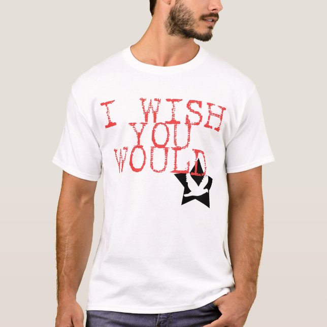 Camiseta Deseo que usted (Anverso)