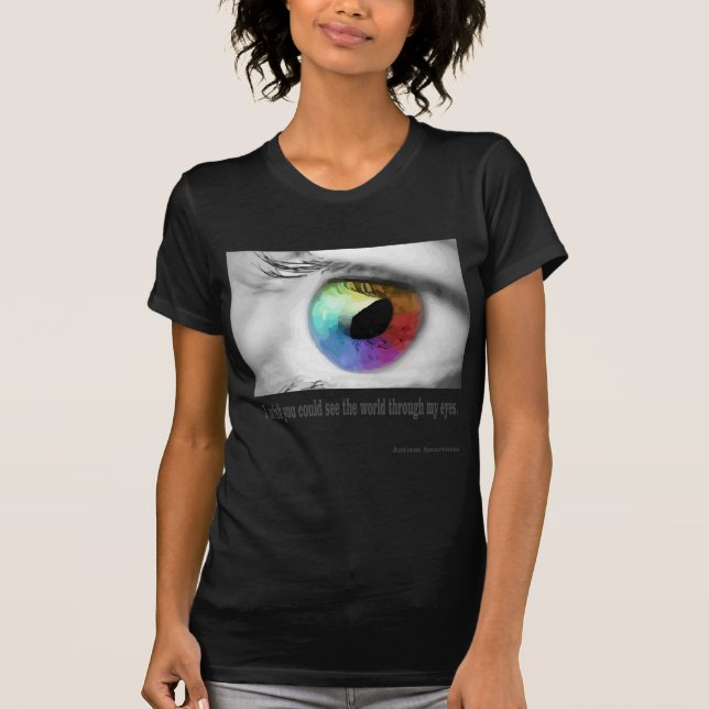 Camiseta Deseo que usted podría ver (Anverso)