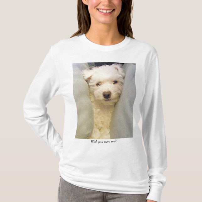 Camiseta ¿Deseo usted era yo? (Anverso)