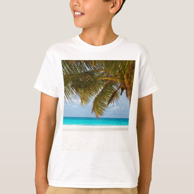 Camiseta ¡Deseo usted estaba aquí! (Anverso)