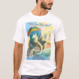 Camiseta Deseo usted estaba aquí las vacaciones del