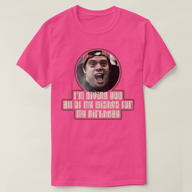 Camiseta Deseos de cumpleaños del Halcón de mantequilla de  (Diseño del anverso)