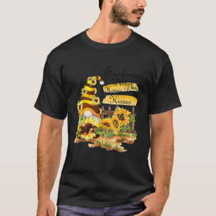 Camiseta Deseos De Girasol Y Besos De Abeja De Miel Con Su 