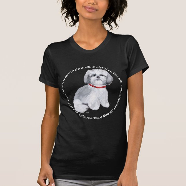 Camiseta Deseos de Shih Tzu (Anverso)