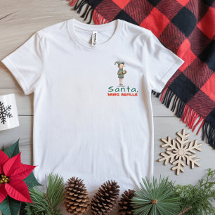 Camiseta Deseos irónicos de duende de dibujos animados vint