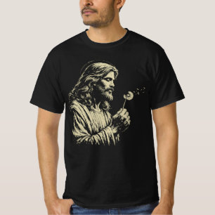 Camiseta Deseos que soplan Jesús soplando Diente de León Ar