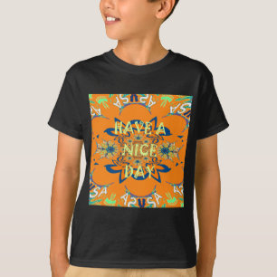 Camiseta Deseos vibrantes: Un buen día de diseño artístico 