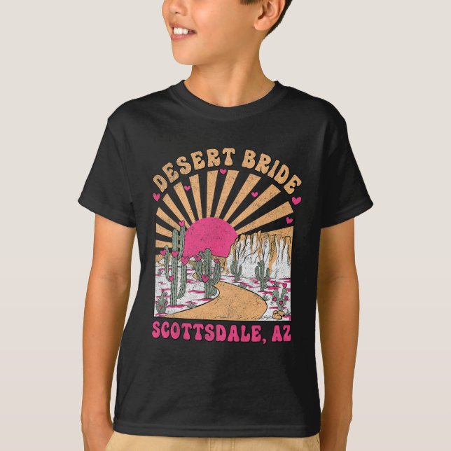 Camiseta Desert Bride Scottsdale Bride Bachelorette P (Anverso)