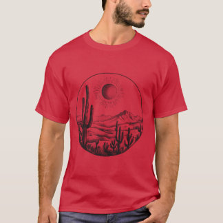 Camiseta Desert Cactus Plants Adventure Arizona Cactus Scen