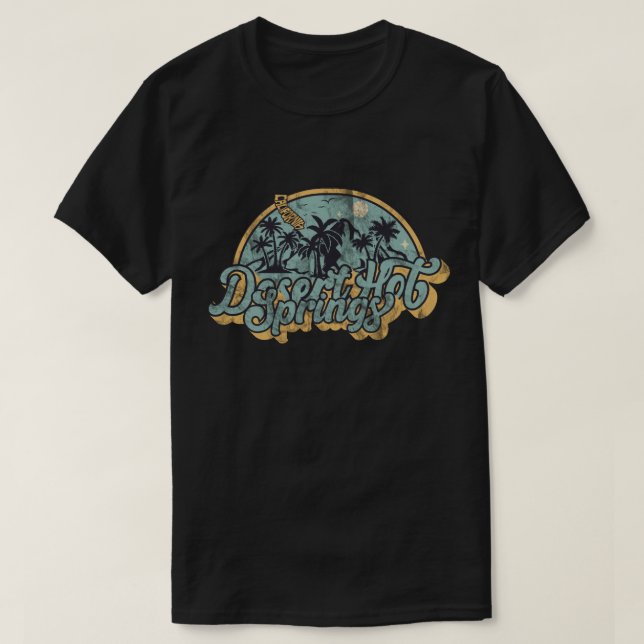 Camiseta Desert Hot Springs, California (Diseño del anverso)