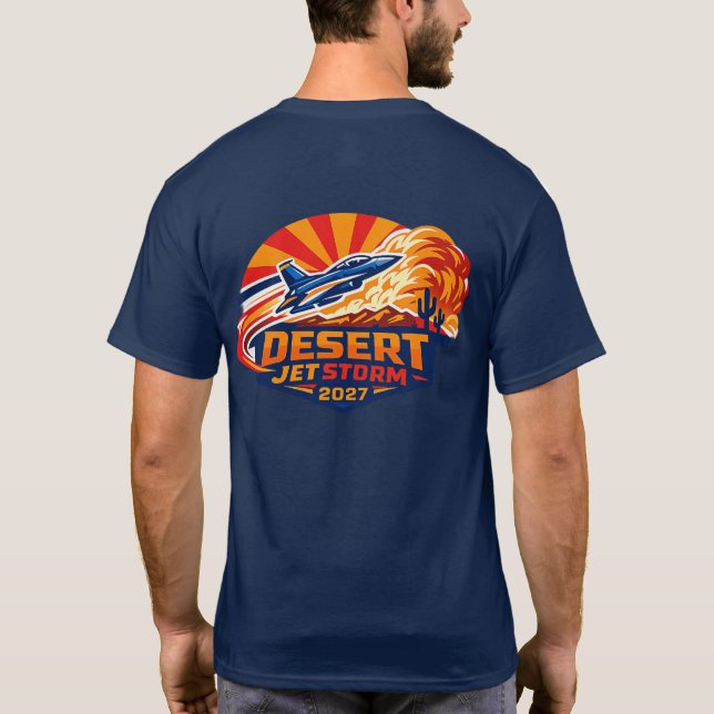 Camiseta Desert Jet Storm 2027 (Reverso)