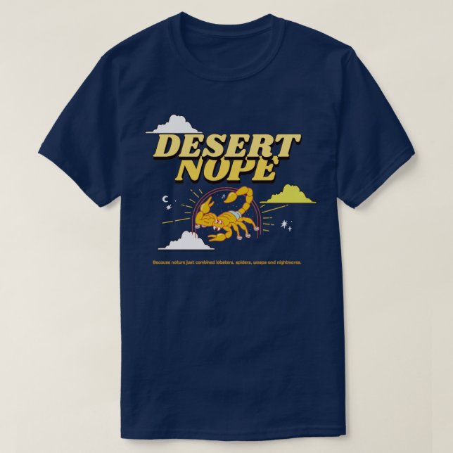 Camiseta Desert Nope (Diseño del anverso)