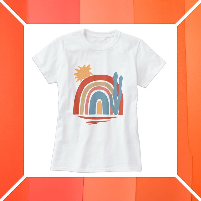 Camiseta Desert Peach - motivo abstracto del sudoeste (Subido por el creador)