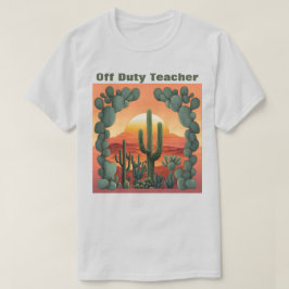Camiseta Desert Sunrise Cacti