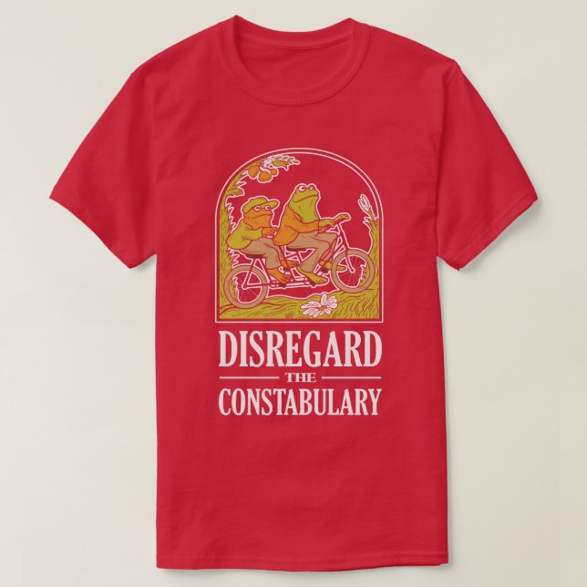 Camiseta Desestimar la policía (Diseño del anverso)
